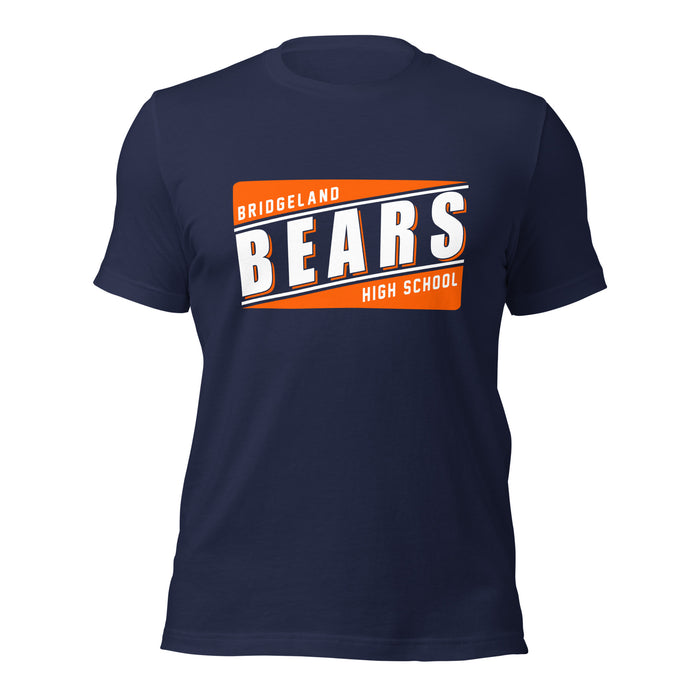 Bridgeland High School Bears Premium Navy Unisex T-shirt 84