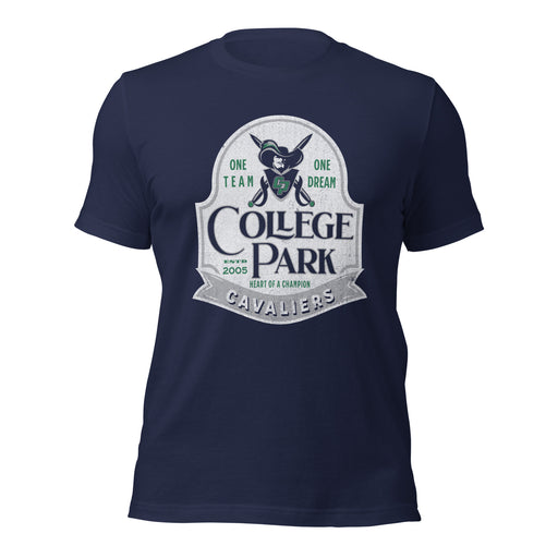 College Park High School Cavaliers Premium Navy Unisex T-shirt 208