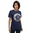 Woman wearing a College Park High School Cavaliers Premium Navy Unisex T-shirt 209