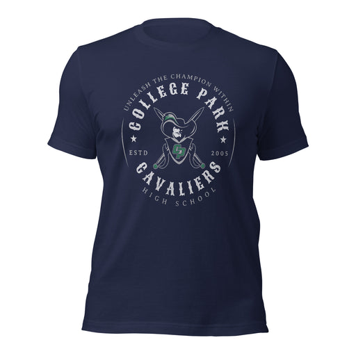 College Park High School Cavaliers Premium Navy Unisex T-shirt 211