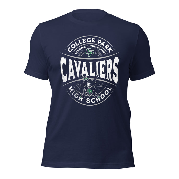 College Park High School Cavaliers Premium Navy Unisex T-shirt 220