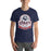 Man wearing a Allen High School Eagles Premium Navy Blue Unisex T-shirt 215