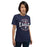 Woman wearing a Allen High School Eagles Premium Navy Blue Unisex T-shirt 219