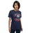 Woman wearing a Allen High School Eagles Premium Navy Blue Unisex T-shirt 220