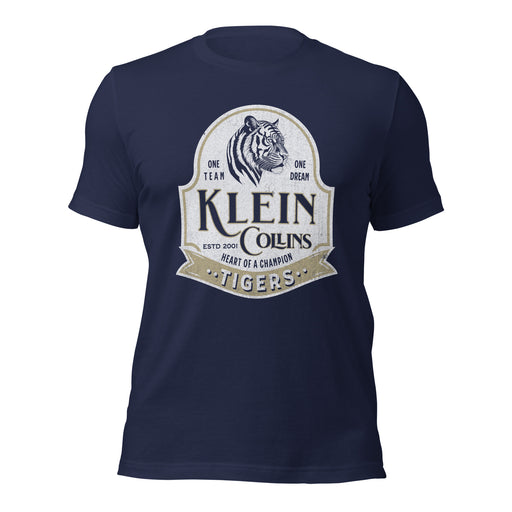 Klein Collins High School Tigers Premium Navy T-shirt 205