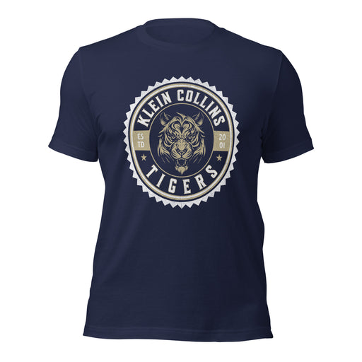 Klein Collins High School Tigers Premium Navy T-shirt 207