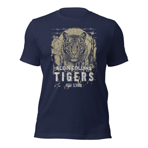 Klein Collins High School Tigers Premium Navy T-shirt 211