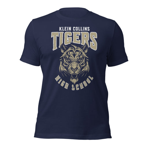 Klein Collins High School Tigers Premium Navy T-shirt 212