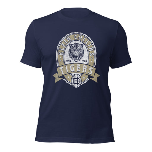 Klein Collins High School Tigers Premium Navy T-shirt 215