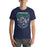 Student wearing Cypress Ridge High School Rams Navy Premium Unisex T-shirt 204