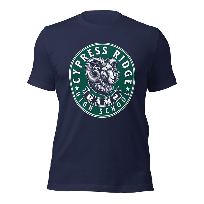 Cypress Ridge High School Rams Navy Premium Unisex T-shirt 215