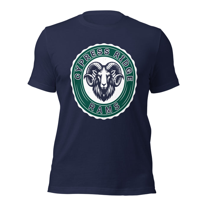 Cypress Ridge High School Rams Navy Premium Unisex T-shirt 216