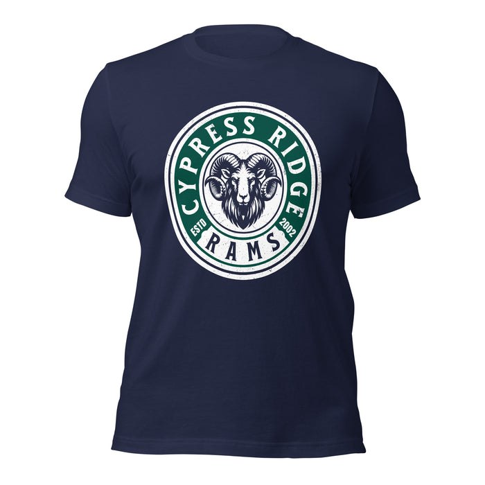 Cypress Ridge High School Rams Navy Premium Unisex T-shirt 220