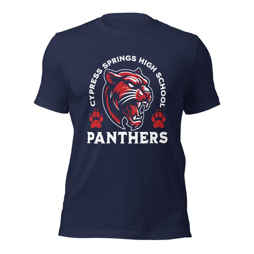 Cypress Springs High School Panthers Navy Premium Unisex T-shirt 208