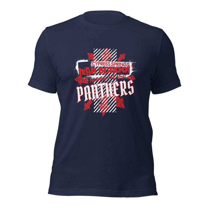 Cypress Springs High School Panthers Navy Premium Unisex T-shirt 210