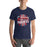 Student wearing Cypress Springs High School Panthers Navy Premium Unisex T-shirt 210