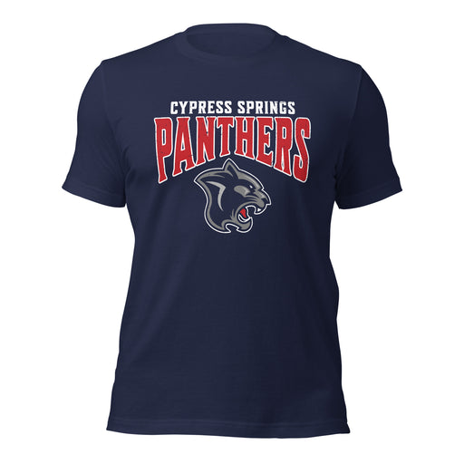 Cypress Springs High School Panthers Navy Premium Unisex T-shirt 222