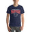 Man wearing Cypress Springs High School Panthers Navy Premium Unisex T-shirt 222