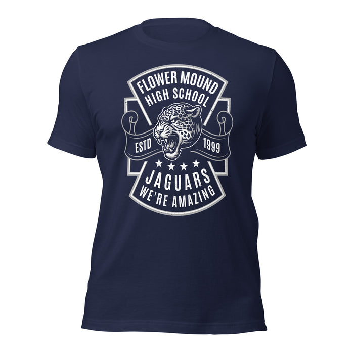 Flower Mound High School Jaguars Navy Blue Premium T-shirt 207