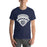 Man wearing Flower Mound High School Jaguars Navy Blue Premium T-shirt 221