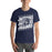 Student wearing Flower Mound High School Jaguars Navy Blue Premium T-shirt 223