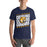 Student wearing Nimitz High School Cougars Navy Blue Premium Unisex T-shirt 223