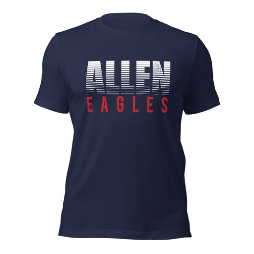 Allen High School Eagles Premium Navy Blue Unisex T-shirt 024