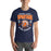 Man wearing Seven Lakes High School Spartans Navy Premium Unisex T-shirt 204