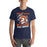 Man wearing Seven Lakes High School Spartans Navy Premium Unisex T-shirt 205