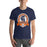 Man wearing Seven Lakes High School Spartans Navy Premium Unisex T-shirt 212