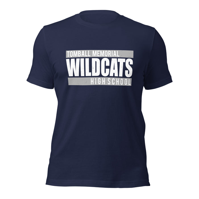 Tomball Memorial High School Wildcats Navy Premium Unisex T-shirt 098