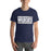 Man wearing Tomball Memorial High School Wildcats Navy Premium Unisex T-shirt 098