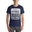 an wearing Tomball Memorial High School Wildcats Navy Premium Unisex T-shirt 001