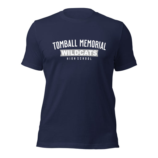 Tomball Memorial High School Wildcats Navy Premium Unisex T-shirt 021