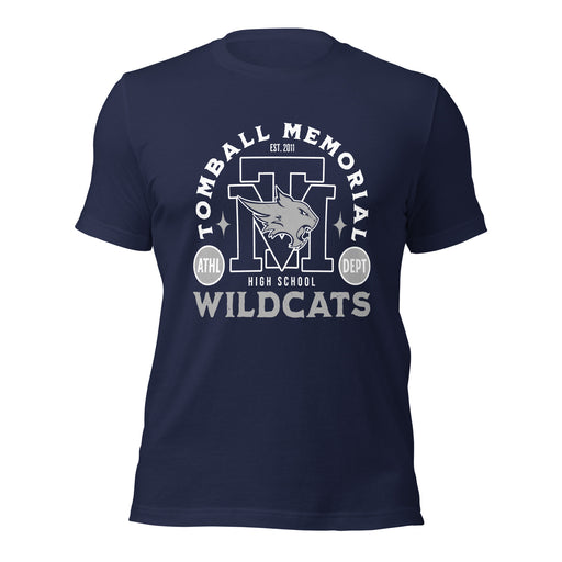 Tomball Memorial High School Wildcats Navy Premium Unisex T-shirt 208