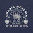 Close-up view of Tomball Memorial High School Wildcats Navy Premium Unisex T-shirt 208