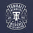 Close-up view of Tomball Memorial High School Wildcats Navy Premium Unisex T-shirt 207