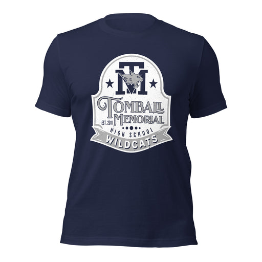 Tomball Memorial High School Wildcats Navy Premium Unisex T-shirt 201