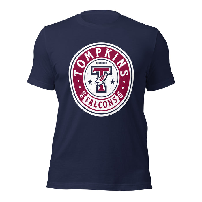 Tompkins High School Falcons Navy Premium Unisex T-shirt 220