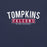 Close-up view of Tompkins High School Falcons Navy Premium Unisex T-shirt 021