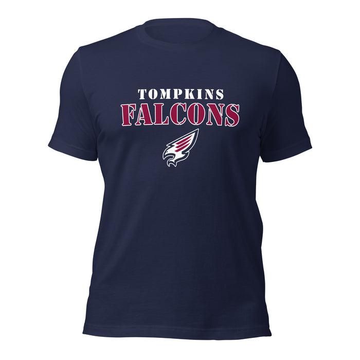 Tompkins High School Falcons Navy Premium Unisex T-shirt 222