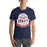 Man wearing Allen High School Eagles Premium Navy Blue Unisex T-shirt 215