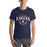 Man wearing Allen High School Eagles Premium Navy Blue Unisex T-shirt 214