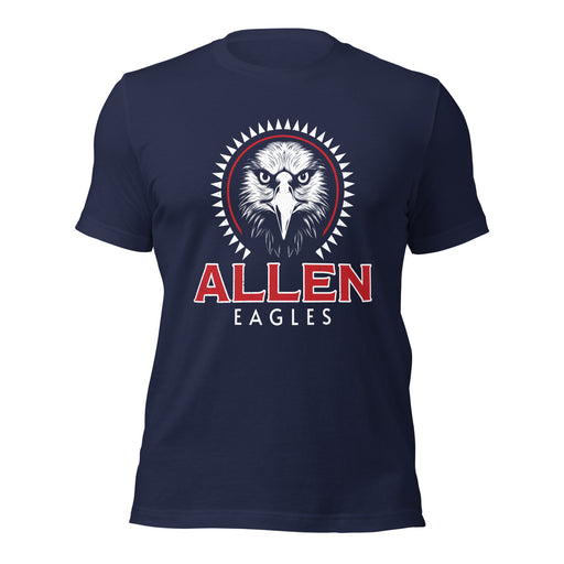 Allen High School Eagles Premium Navy Blue Unisex T-shirt 217