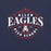 Close-up view of Allen High School Eagles Premium Navy Blue Unisex T-shirt 214