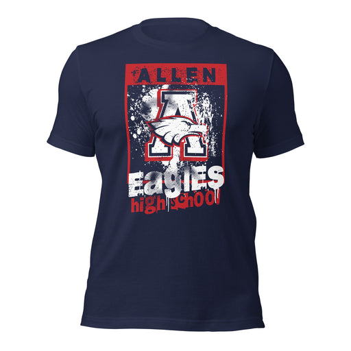 Allen High School Eagles Premium Navy Blue Unisex T-shirt 210