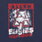 Close-up view of Allen High School Eagles Premium Navy Blue Unisex T-shirt 210