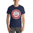 Man wearing Allen High School Eagles Premium Navy Blue Unisex T-shirt 209