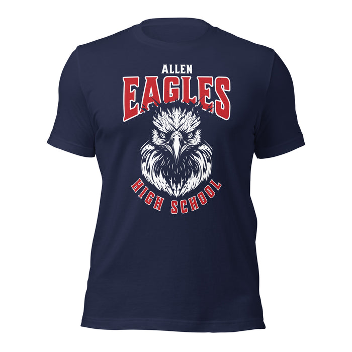 Allen High School Eagles Premium Navy Blue Unisex T-shirt 202