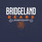 Close-up view of Bridgeland High School Bears Premium Navy Blue Unisex T-shirt 003